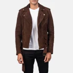 Allaric Alley Men's Suede Biker Jacket