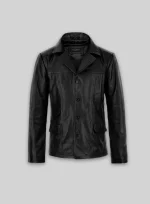 Autobiography Leather Trench Coat