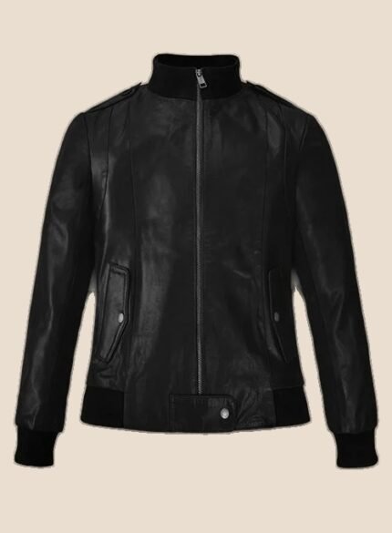 Black Amy Adams Leather Jacket