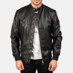 Black Bomber jacket men lightweight​