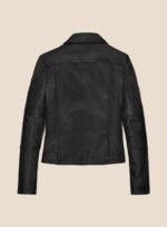 Black Leather Jacket - Back