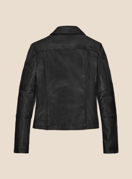 Black Leather Jacket - Back