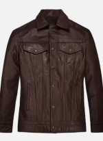 Choclate Brown Leather Jacket