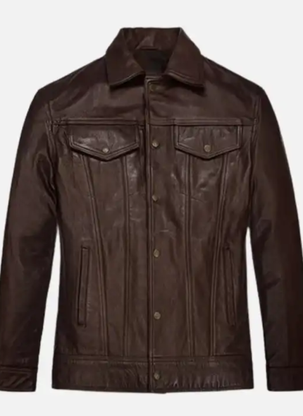 Choclate Brown Leather Jacket
