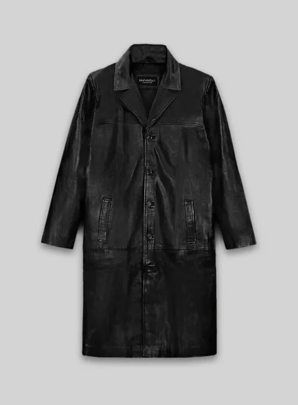 Classic Leather Coat For Mens
