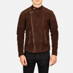 Men's Mocha Suede Faisor Jacket