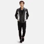 Designer Leather Biker Jackets full view