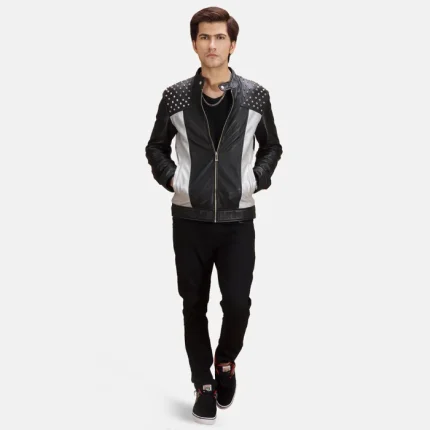 Designer Leather Biker Jackets full view