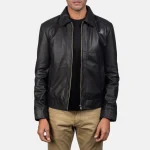 Fake Leather Biker Jackets Mens