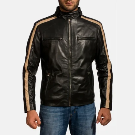 Genuine Leather Biker Jackets Men
