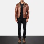 Genuine Leather Biker Jackets full view