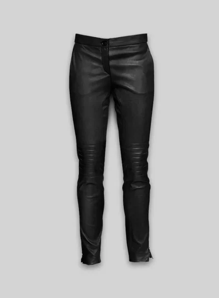 Genuine Leather Pants Woman Style