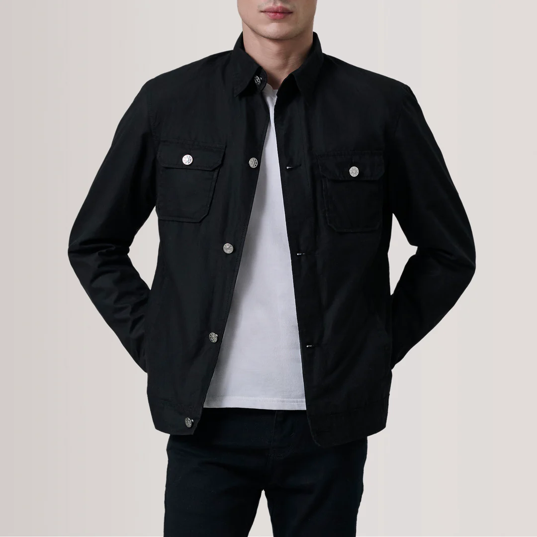 Irwin Black Waxed Canvas Field Jacket