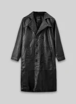 Javier Bardem Skyfall Leather Trench Coat front