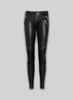 Ladies Leather Jeans Biker Fit