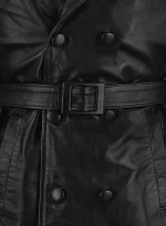 Leather Trench Coat belt
