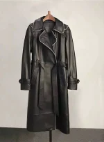 Long Trench Coat Leather Women