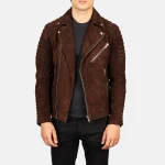 Armand Mocha Men's Suede Jacket