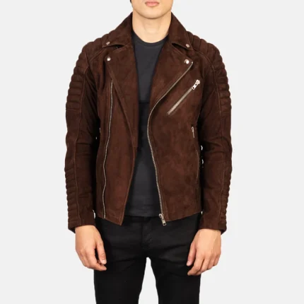 Armand Mocha Men's Suede Jacket