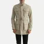 Men's Dolf Off-White Suede Jacket