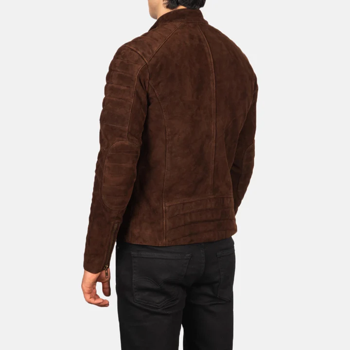 Men's Mocha Suede Faisor Jacket
