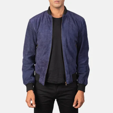 Shane Blue Men's Bomber Jacket
