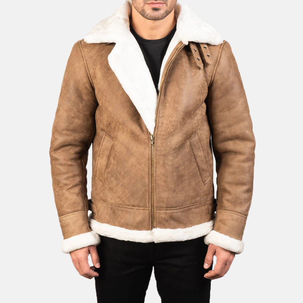 Mens Brown Designer jacket Leather