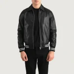 Men's Letterman Leather Varsity Jacket