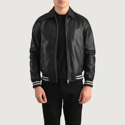 Men's Letterman Leather Varsity Jacket