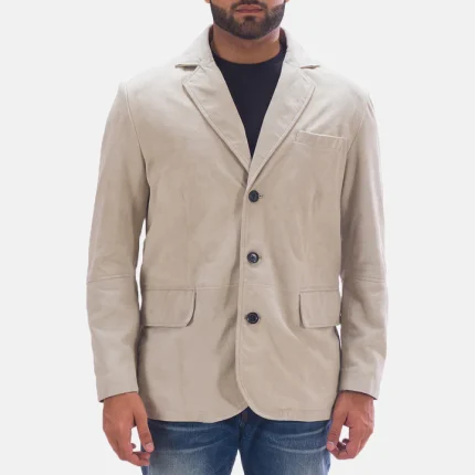 Faux By Day Suede Blazer Jacket