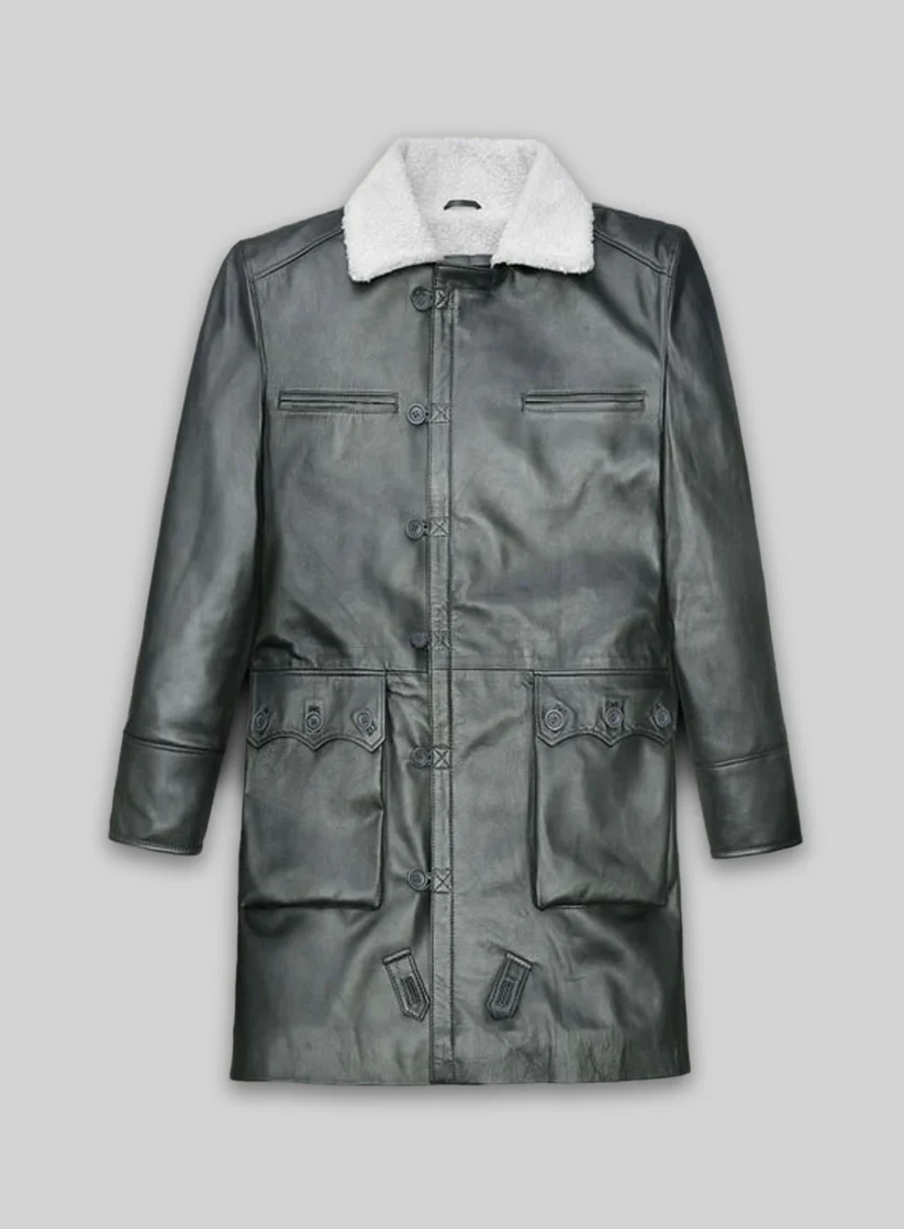 Modern Gray Leather Coat Collection Modern Gray Leather Coat Collection