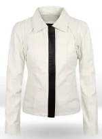 Off White Leather Jacket