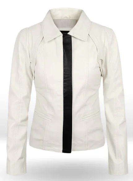Off White Leather Jacket