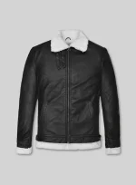 Real Leather Jacket Fur Collar