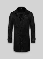 Smart Leather Coat For Mens