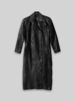 Trend Mens Leather Trench Coat