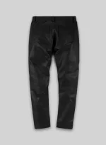 Urban Black Men Leather Pants back side
