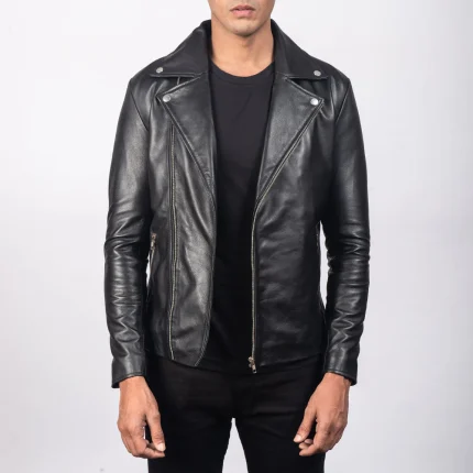 Vegan Leather Biker Jackets Mens