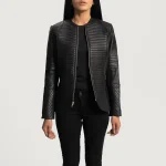 Black Biker Jackets for Womens