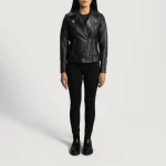 Fitted Biker Jackets for Womens full view