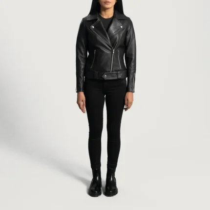 Fitted Biker Jackets for Womens full view