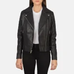 Leather Biker Jacket for Women