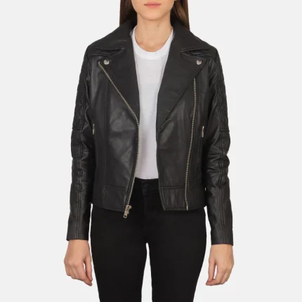 Leather Biker Jacket for Women