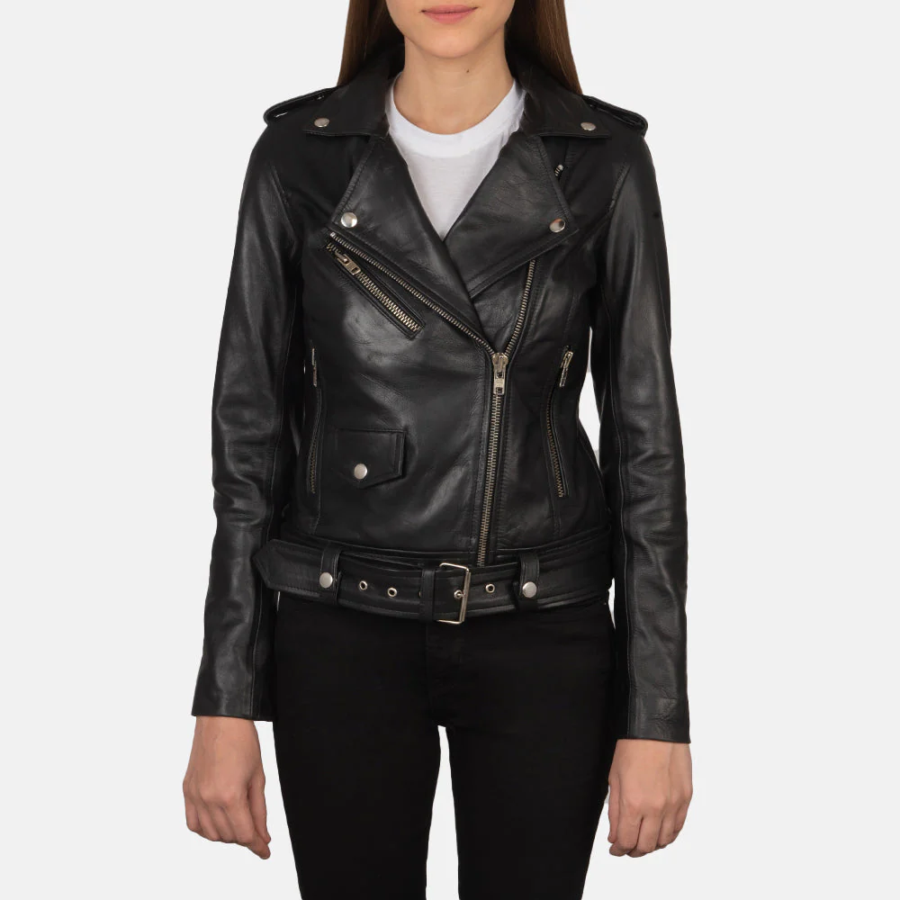 Stylish Women Leather Biker Jacket Stylish Women Leather Biker Jacket
