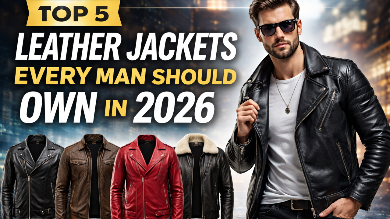 Top 5 Leather Jackets Every Man Should Own in 2026