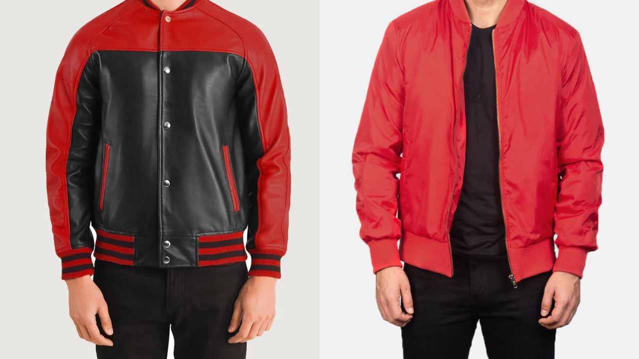 How to Style a Red Leather Jacket for Men