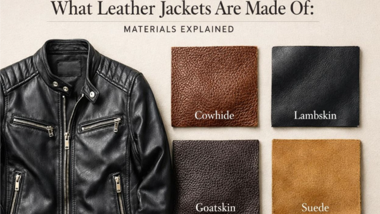 What Leather Jackets Are Made Of: Materials Explained