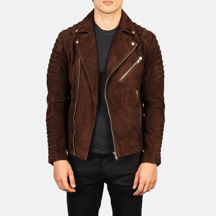 Armand Mocha Men’s Suede Jacket