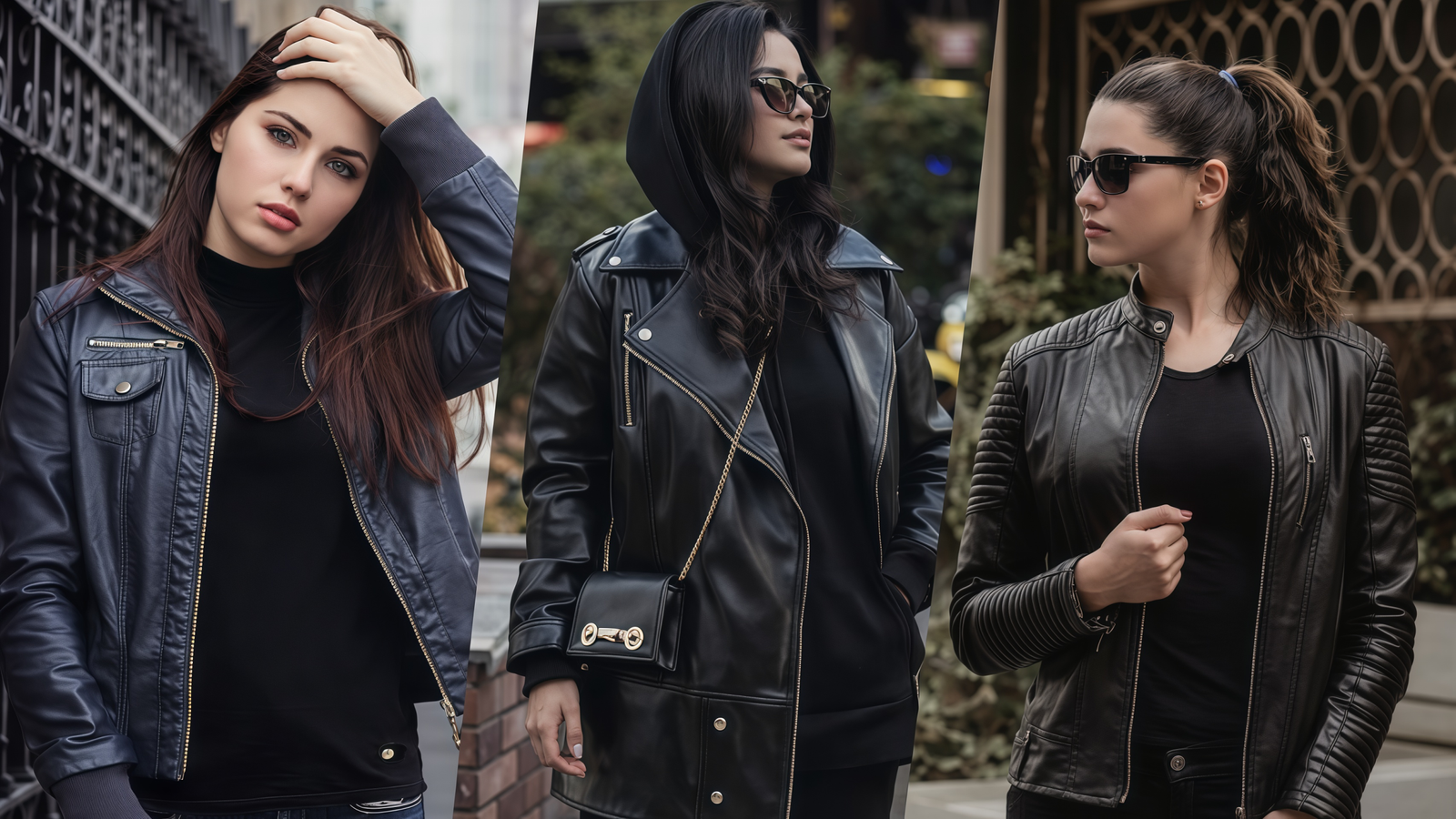 Leather Jacket Styling Women