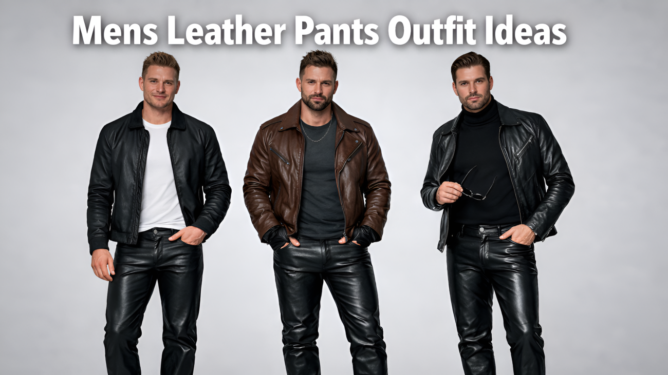 Leather Pants Outfit Ideas